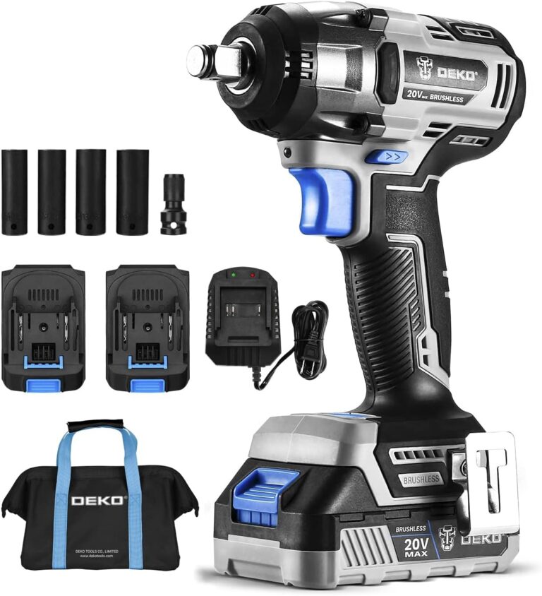 DEKOPRO Cordless Impact Wrench 1/2inch,20V Power Impact Wrench Review