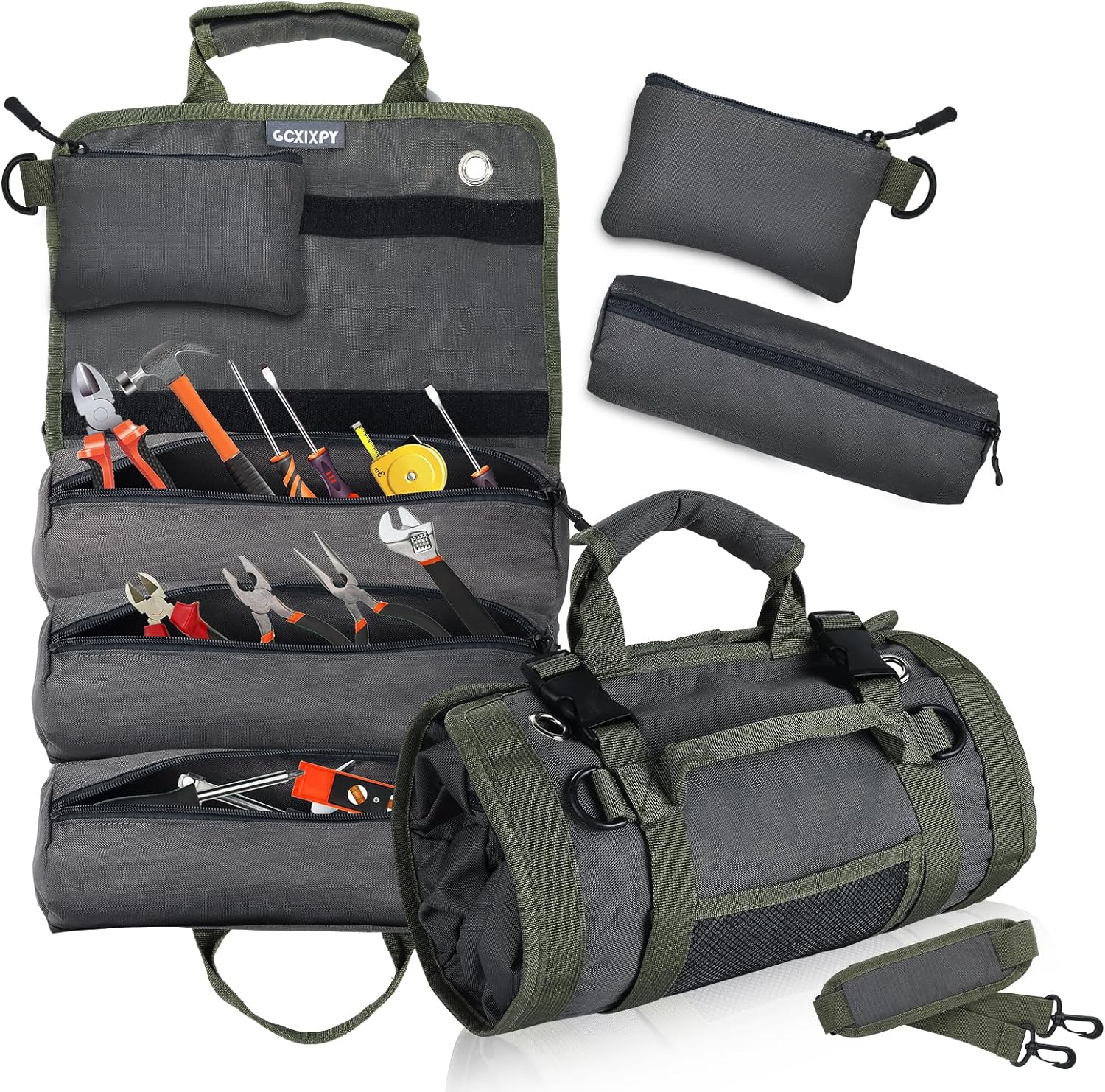 GCXIXPY Roll Up Tool Bag Organizer and Storage Review Best Tool Reviews