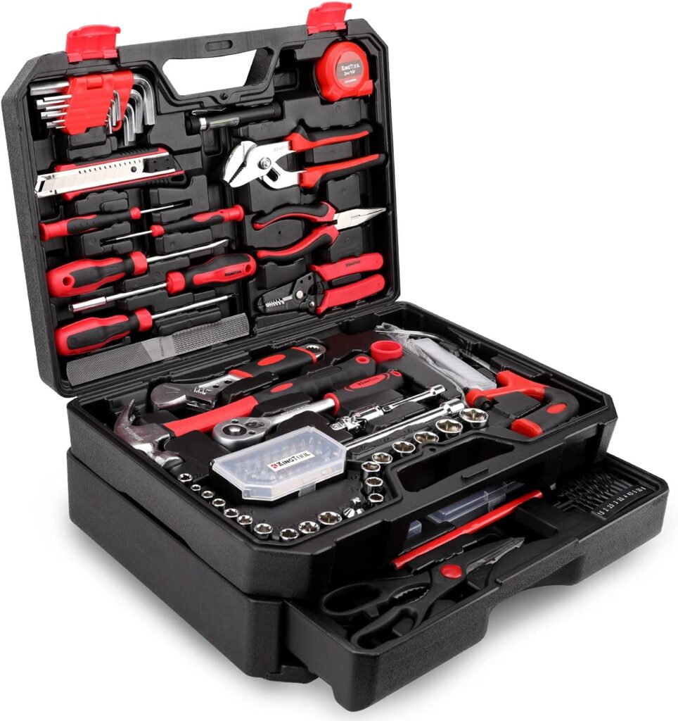 KingTool 325 Piece Home Repair Tool Kit, General Home/Auto Repair Tool Set, Toolbox Storage Case with Drawer, General Household Tool Kit - Perfect for Homeowner, Diyer, Handyman - Amazon.com