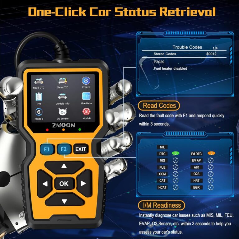 ZMOON ZM201 Professional OBD2 Scanner Diagnostic Tool Review